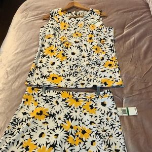 Michael Kors floral skirt and matching top...cute!